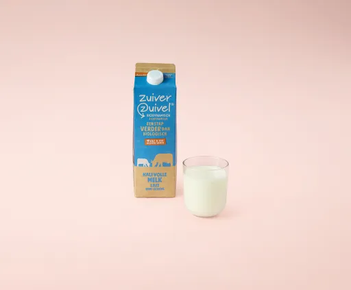 Halfvolle melk 'Demeter'