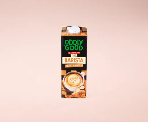 Nutty vanilla barista haverdrank