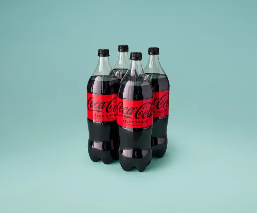 Cola zero flessen 4-pack