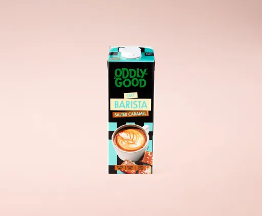 Salted caramel barista haverdrank